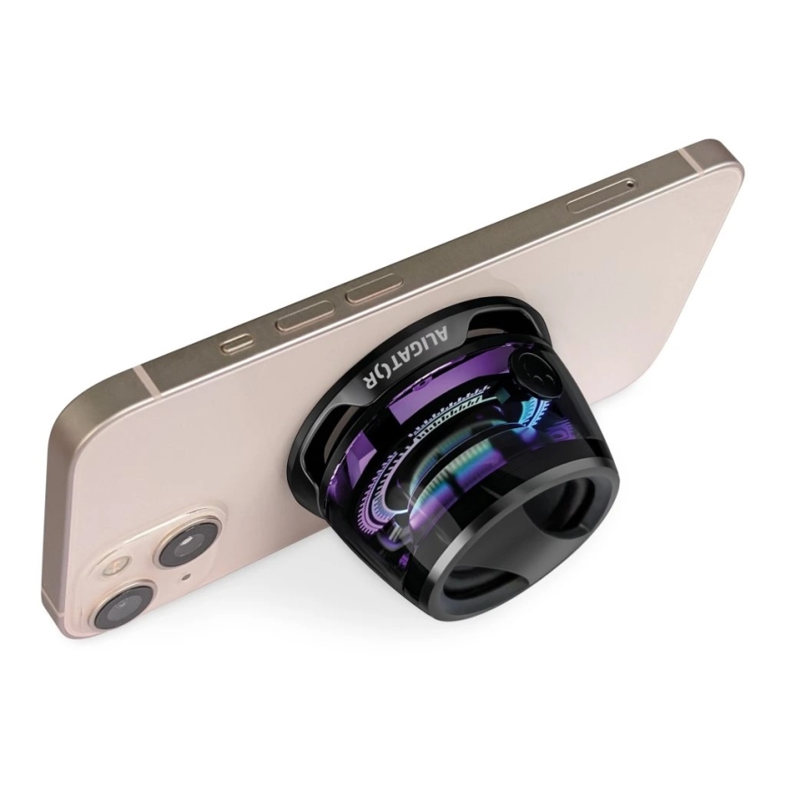 Aligator ABSMB01 - magnetinis garsiakalbis, suderinamas su MagSafe, Mini Beat, 400 mAh, juodas