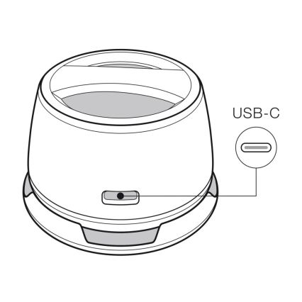 Aligator ABSMB01 - magnetinis garsiakalbis, suderinamas su MagSafe, Mini Beat, 400 mAh, juodas