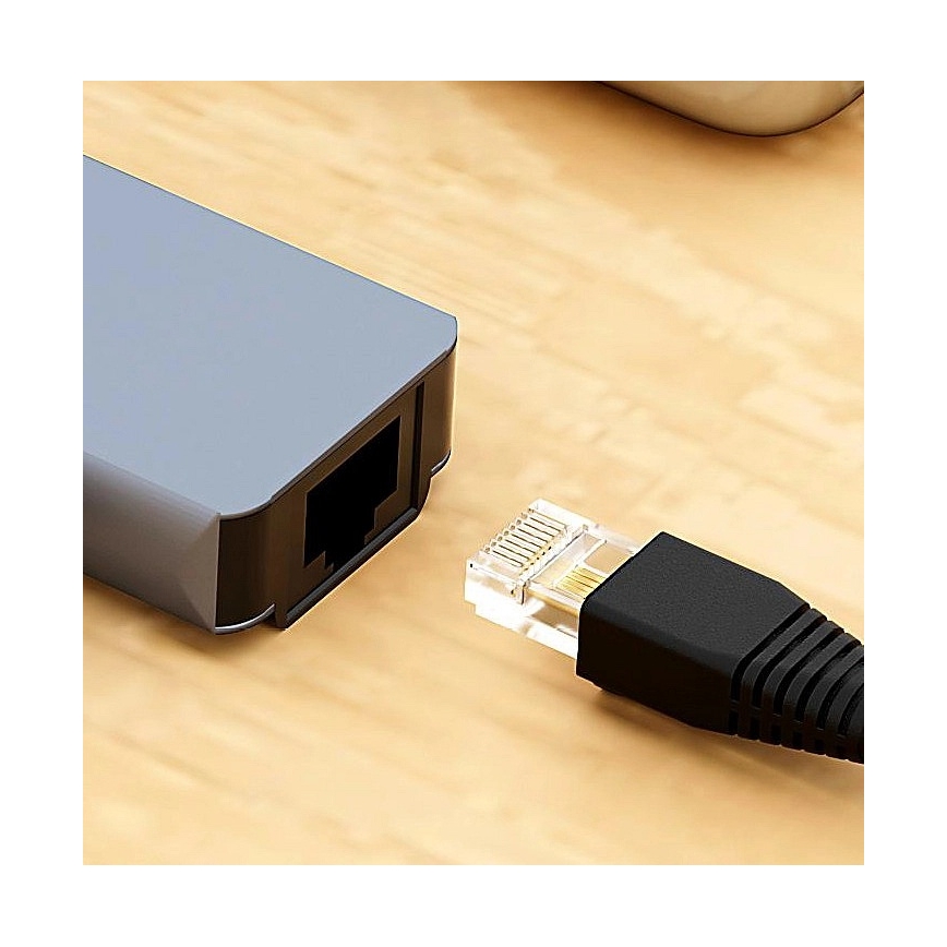 Aligator AHUB001 - USB-C koncentratorius 8 viename