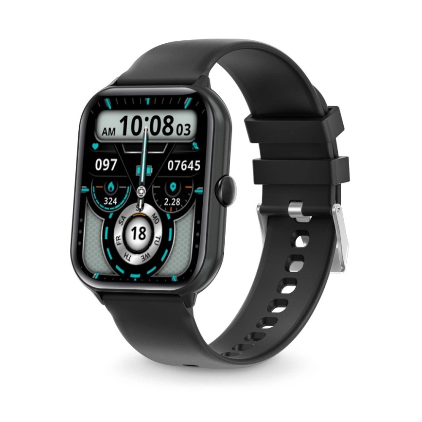 Aligator AW10BK - išmanusis laikrodis Watch GO 220 mAh IP67 juodas
