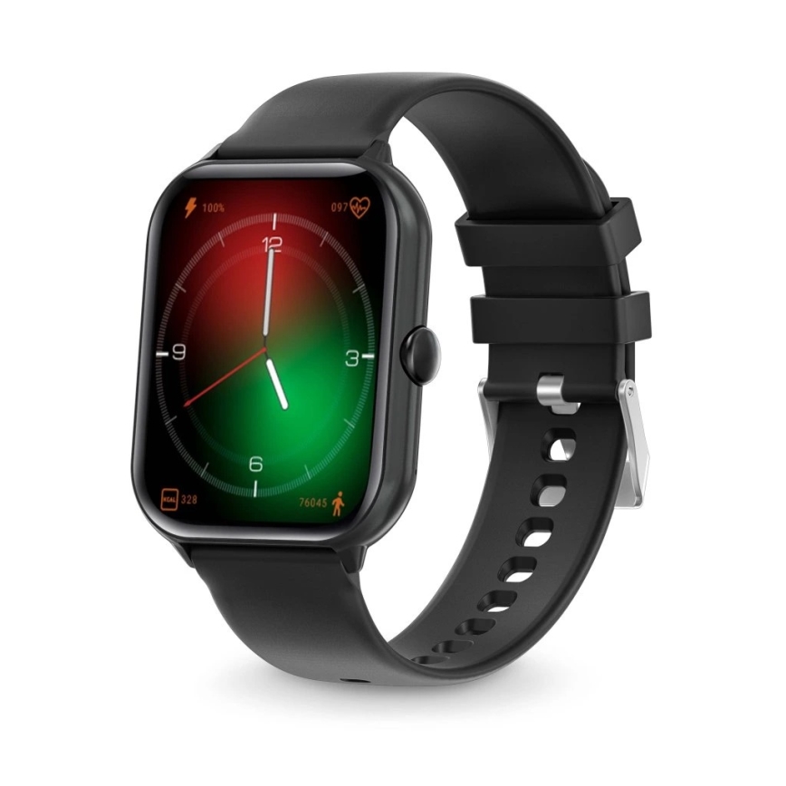Aligator AW10BK - išmanusis laikrodis Watch GO 220 mAh IP67 juodas