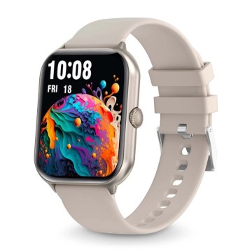 Aligator AW10SR - išmanusis laikrodis Watch GO 220 mAh IP67 kreminis