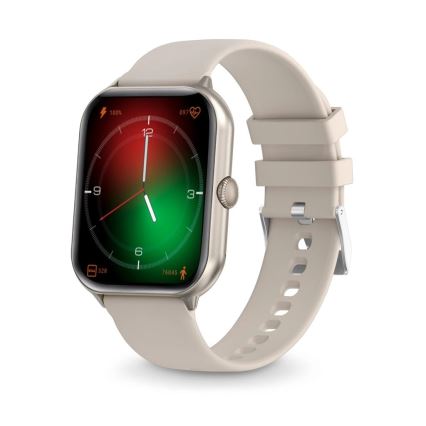 Aligator AW10SR - išmanusis laikrodis Watch GO 220 mAh IP67 kreminis