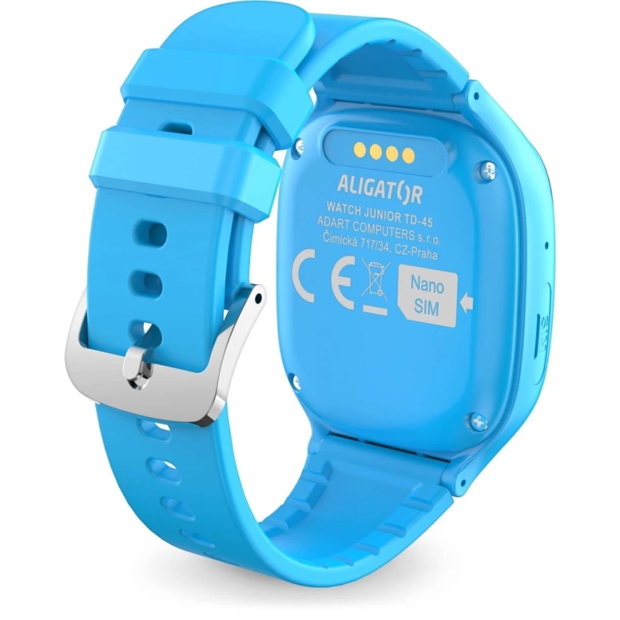 Aligator AW11BE - Išmanusis laikrodis Watch Junior 2, 450 mAh, IP67, Wi-Fi, mėlynas