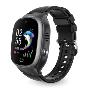 Aligator AW11BK - Išmanusis laikrodis Watch Junior 2 450 mAh IP67 Wi-Fi juodas