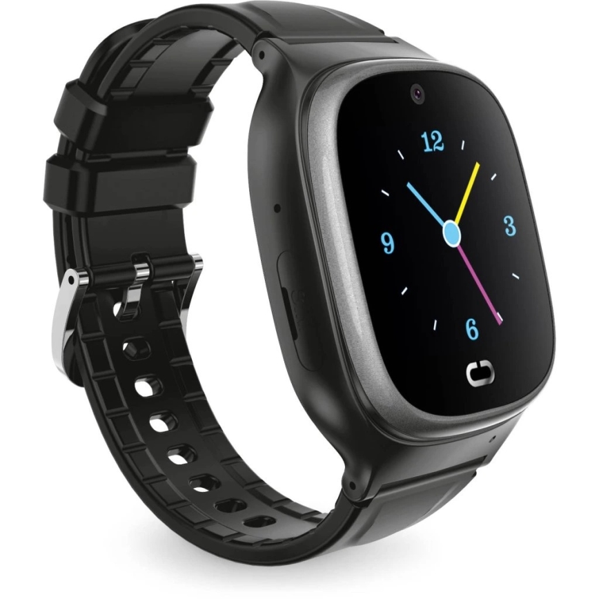 Aligator AW11BK - Išmanusis laikrodis Watch Junior 2 450 mAh IP67 Wi-Fi juodas