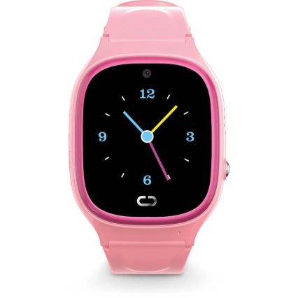 Aligator AW11PK - Išmanusis laikrodis Watch Junior 2 450 mAh IP67 Wi-Fi rožinis