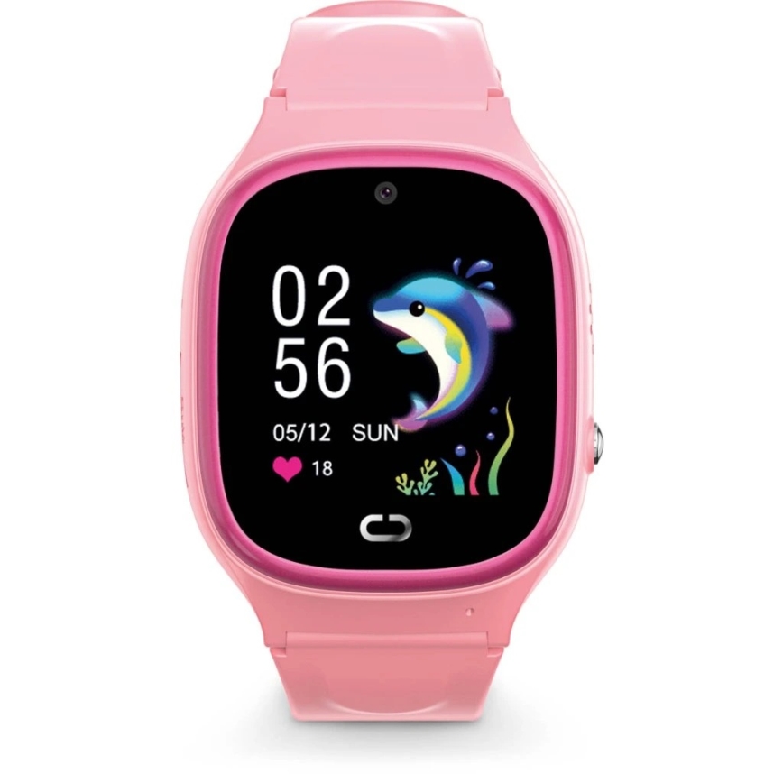Aligator AW11PK - Išmanusis laikrodis Watch Junior 2 450 mAh IP67 Wi-Fi rožinis
