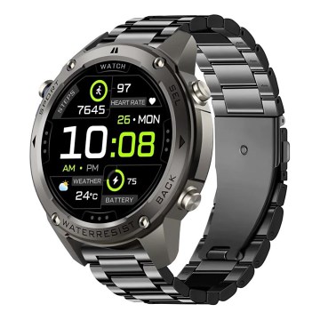 Aligator AW12BK - išmanusis laikrodis su GPS, 500 mAh, IP69K, juodas