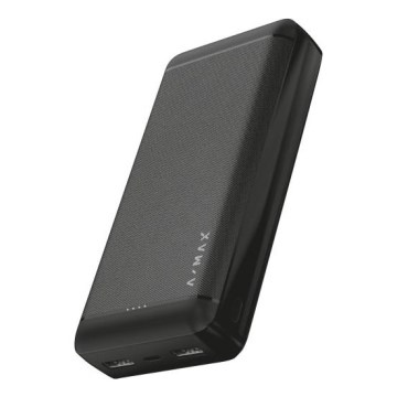 Aligator AX0004 - A-MAX išorinis akumuliatorius 20000 mAh 3,7 V, juodas