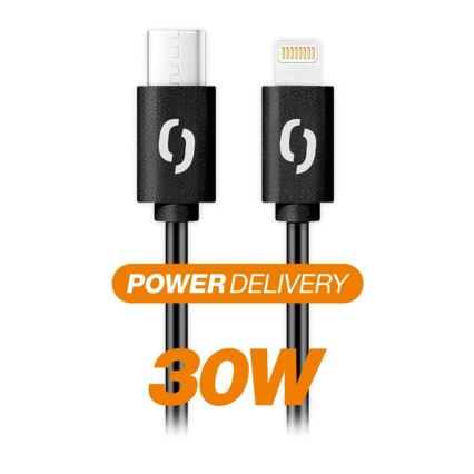 Aligator DATKP56 - USB laidas USB-C / Lightning 30 W Power Delivery (PD) 0,5 m juodas