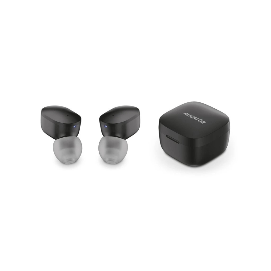 Aligator TWS05 - belaidės ausinės Pods LITE, 200 mAh + 2×30 mAh, juodos
