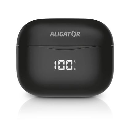Aligator TWS06 - Belaidės ausinės Pods PRO 3 200 mAh + 2x 30 mAh IP30 juodos