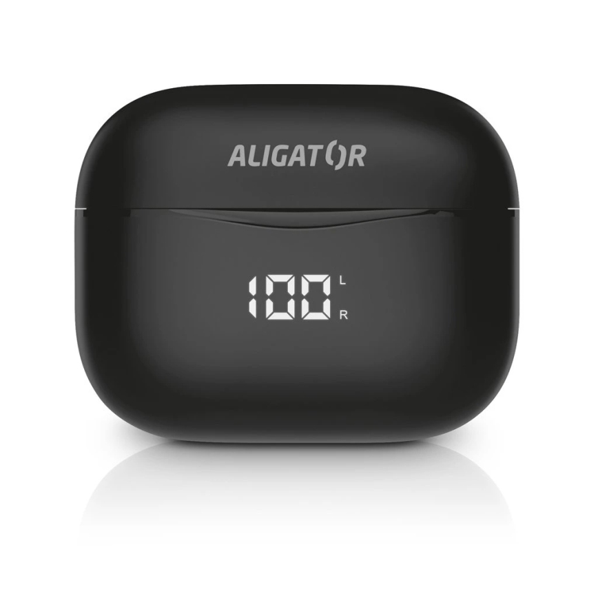 Aligator TWS06 - Belaidės ausinės Pods PRO 3, 200 mAh + 2x 30 mAh, juodos