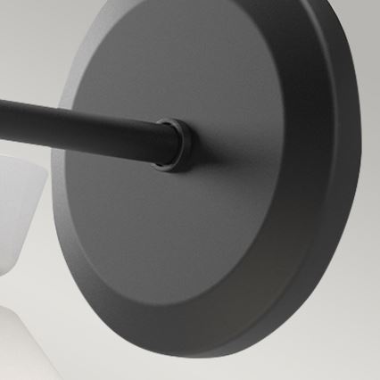 Alora Mood - Sieninis šviestuvas HALSTON 1xE14/40W/230V juodas