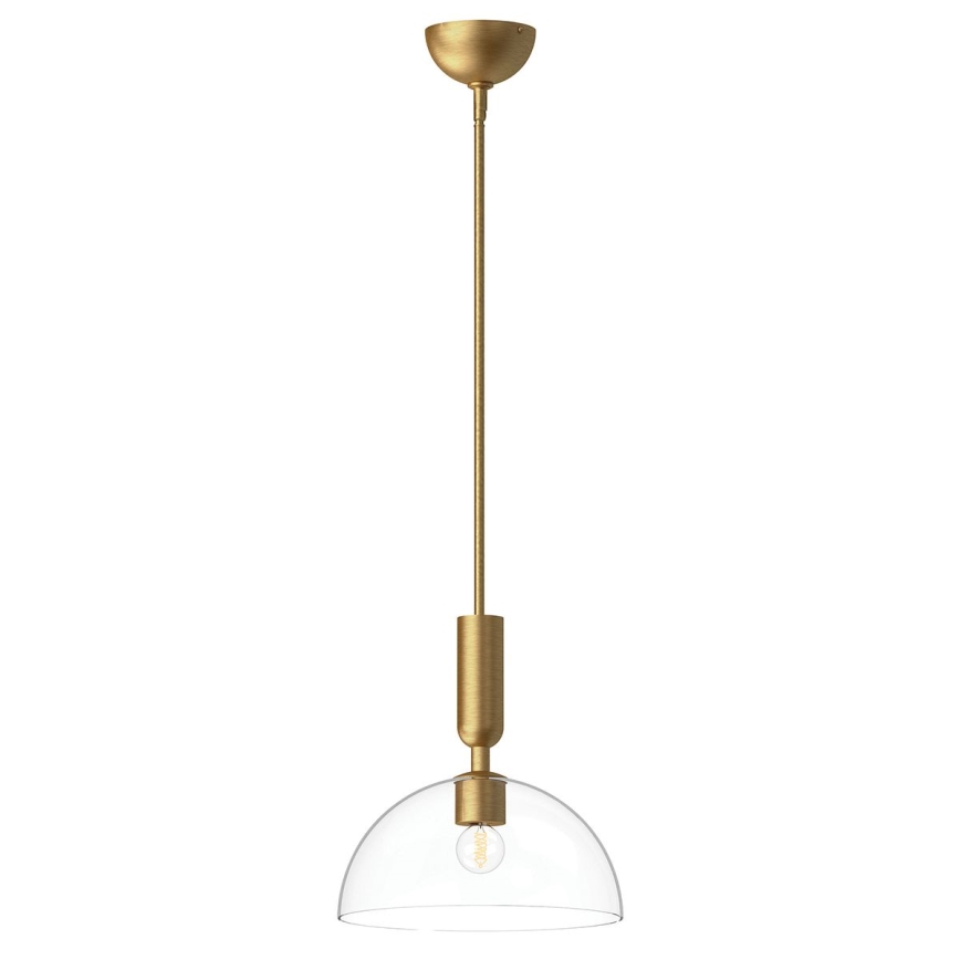 Alora Mood - Sietynas ant stulpo JUDE 1xE27/60W/230V diametras 30,5 cm žalvaris