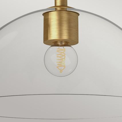 Alora Mood - Sietynas ant stulpo JUDE 1xE27/60W/230V diametras 30,5 cm žalvaris