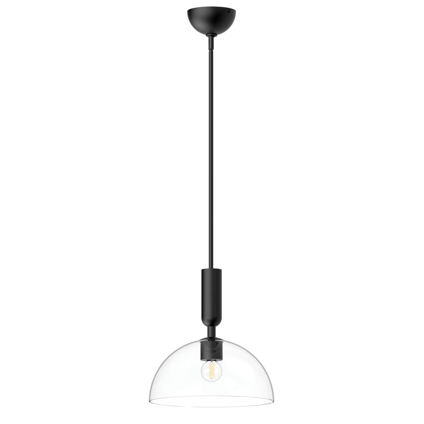 Alora Mood - lubų šviestuvas ant strypo JUDE 1xE27/60W/230V juodas
