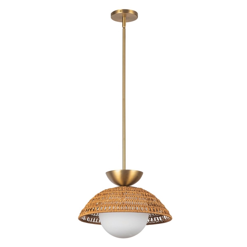 Alora Mood - pakabinamas šviestuvas ant stiebo PERTH 1xE27/60W/230V skersmuo 37,5 cm auksinis
