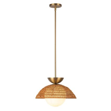 Alora Mood - pakabinamas šviestuvas ant stiebo PERTH 1xE27/60W/230V skersmuo 37,5 cm auksinis