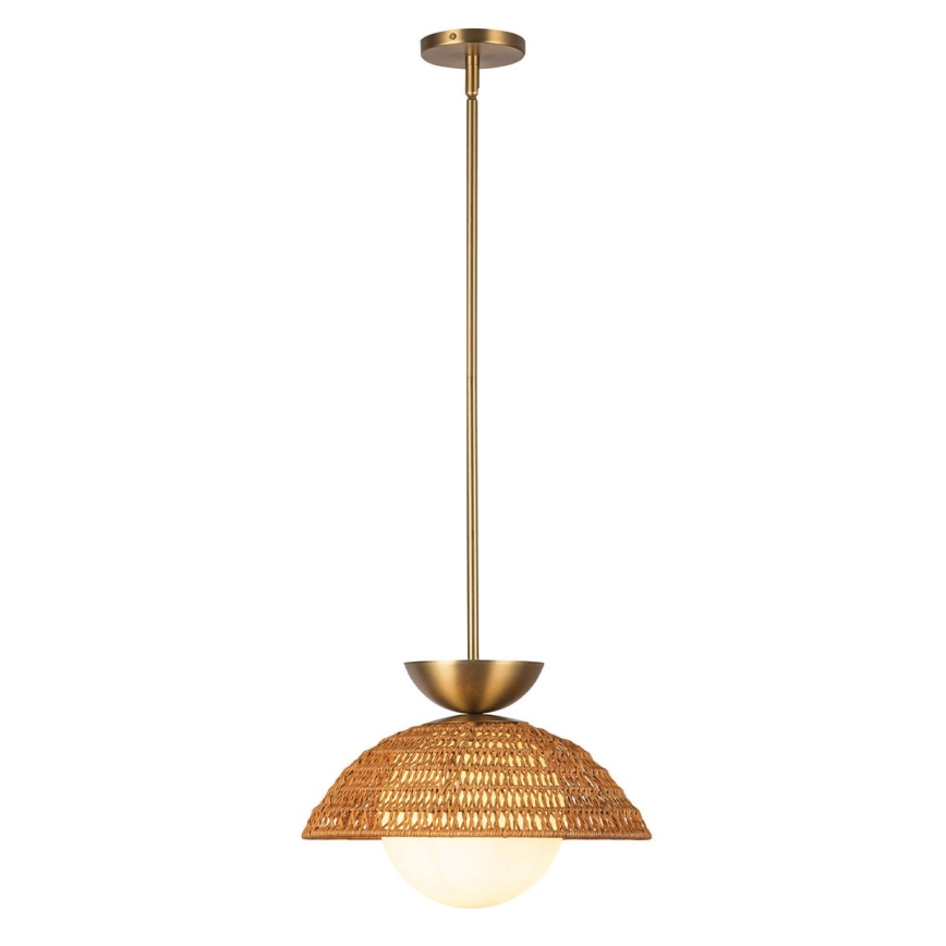 Alora Mood - pakabinamas šviestuvas ant stiebo PERTH 1xE27/60W/230V skersmuo 37,5 cm auksinis
