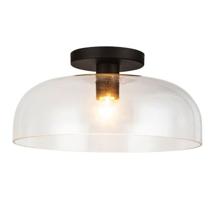 Alora Mood ALM-SYLVIA-SF-BK-CL - Lubinis šviestuvas SYLVIA 1xE27/60W/230V juodas