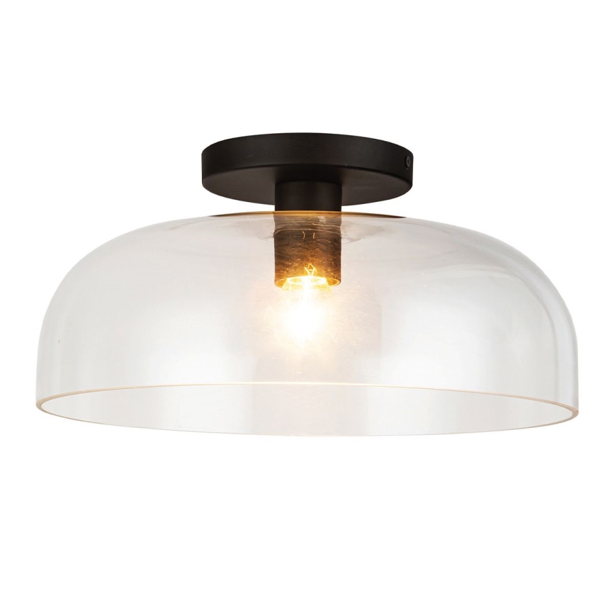Alora Mood ALM-SYLVIA-SF-BK-CL - Lubinis šviestuvas SYLVIA 1xE27/60W/230V juodas