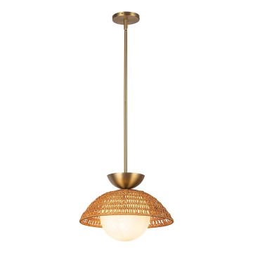 Alora Mood - pakabinamas šviestuvas ant stiebo PERTH 1xE27/60W/230V skersmuo 37,5 cm auksinis