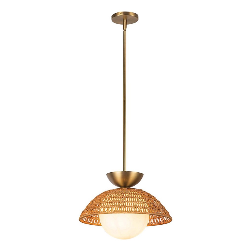Alora Mood - pakabinamas šviestuvas ant stiebo PERTH 1xE27/60W/230V skersmuo 37,5 cm auksinis