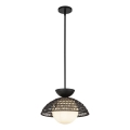 Alora Mood - Pakabinamas šviestuvas su stiebu PERTH 1xE27/60W/230V skersmuo 37,5 cm juodas