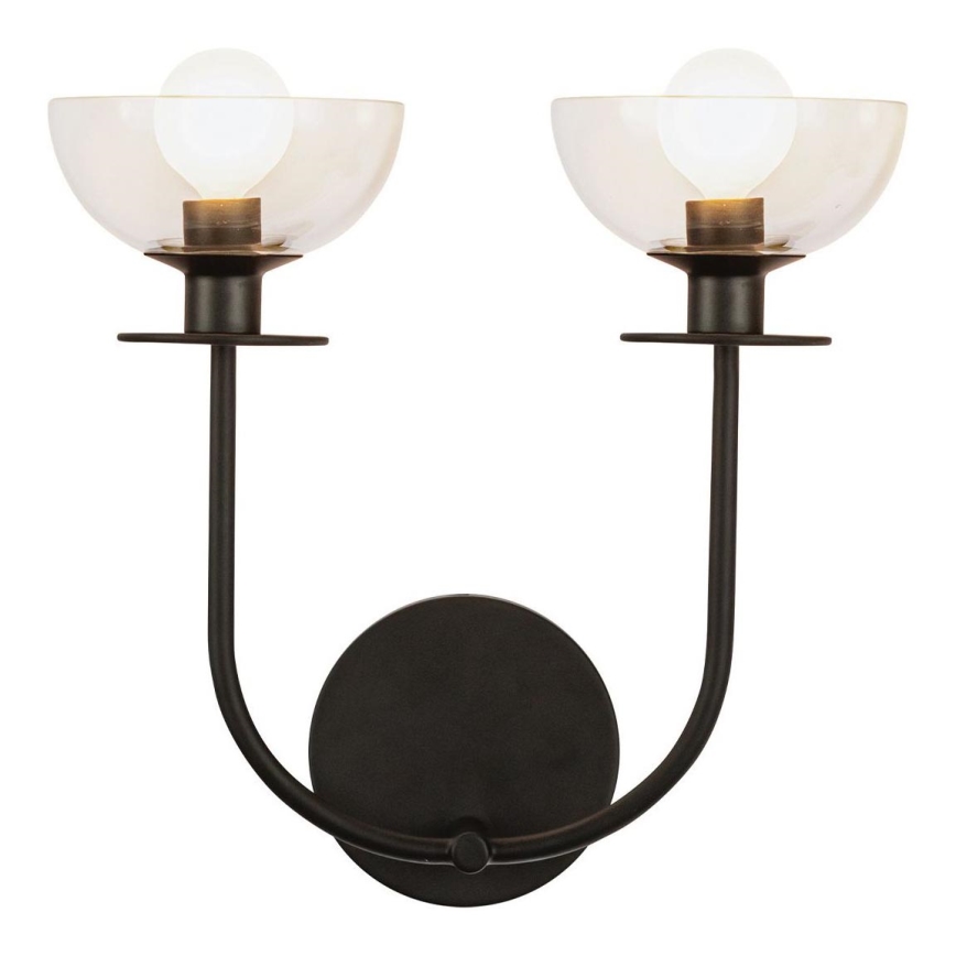 Alora Mood - Sieninis šviestuvas SYLVIA 2xE14/40W/230V juodos spalvos