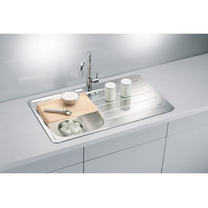ALVEUS 1065560 - Virtuvės kriauklė LINE 86x50 cm matinė plienas/satinas