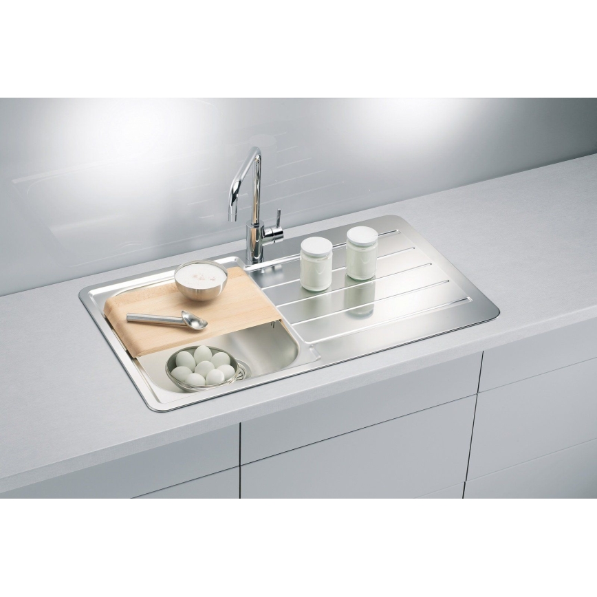 ALVEUS 1065560 - Virtuvės kriauklė LINE 86x50 cm matinė plienas/satinas