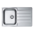 ALVEUS 1069147 - Virtuvės kriauklė LINE 79x50 cm matinė plienas/satinas