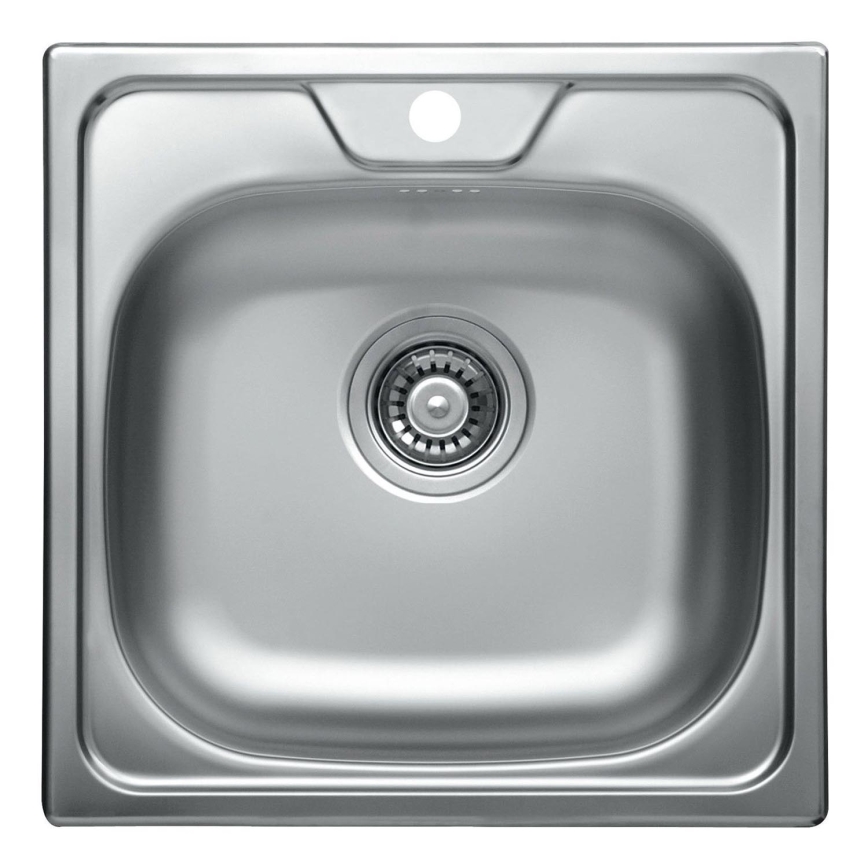 ALVEUS 1074634 - Virtuvės kriauklė ALLUX 48x48 cm matinė plienas/satinas