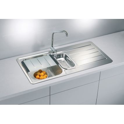 ALVEUS 1082440 - Virtuvės kriauklė LINE 98x50 cm matinio plieno/satinas