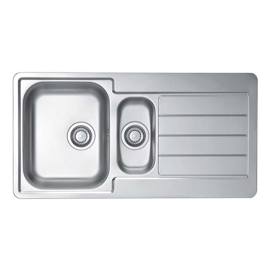 ALVEUS 1082440 - Virtuvės kriauklė LINE 98x50 cm matinio plieno/satinas