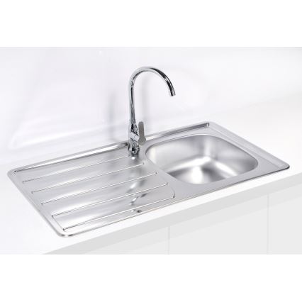 ALVEUS 1098938 - Virtuvės kriauklė ZOOM 79x50 cm satin, montavimui viršuje