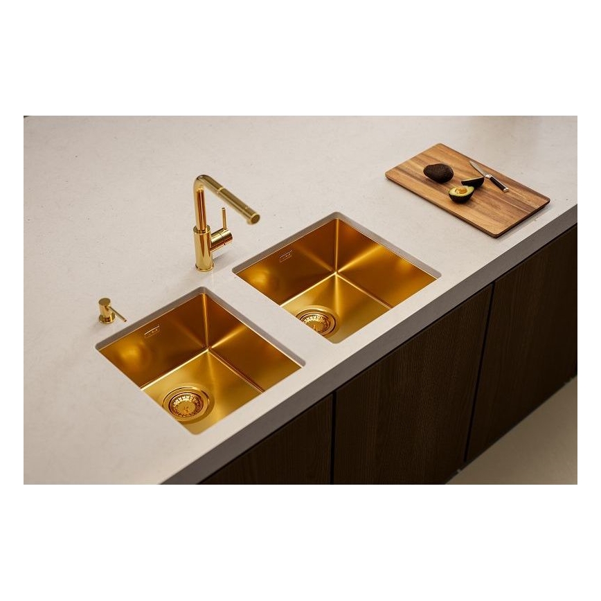 ALVEUS 1103381 - Virtuvės kriauklė QUADRIX 45x45 cm monarch bronza