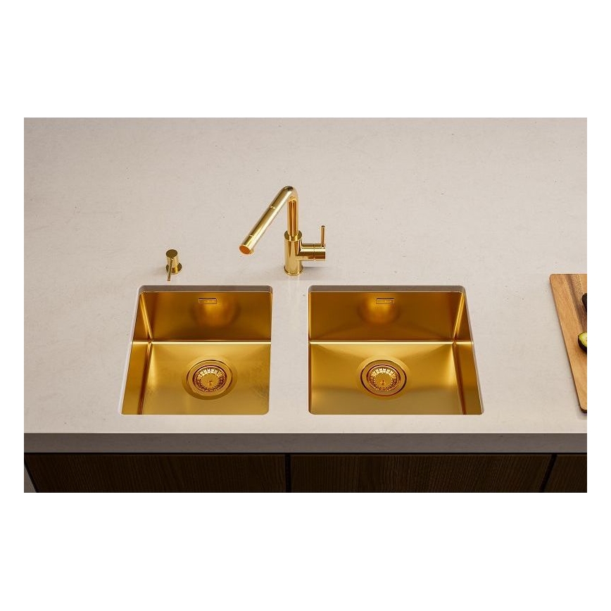 ALVEUS 1103381 - Virtuvės kriauklė QUADRIX 45x45 cm monarch bronza