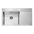 ALVEUS 1103652 - Virtuvės kriauklė PURE 86x52,5 cm satin, kairė