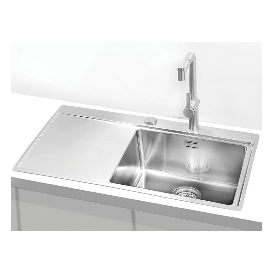 ALVEUS 1103653 - Virtuvės kriauklė PURE 86x52,5 cm satin, dešinė