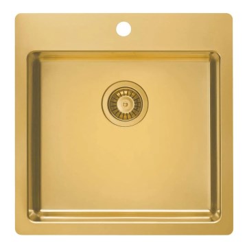 ALVEUS 1107052 - Virtuvės kriauklė PURE 52,5x51,5 cm nerūdijantis/bronza