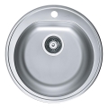 ALVEUS 1116756 - Virtuvės kriauklė FORM skersmuo 51 cm matinė plienas/satinas, gylis 18,5 cm