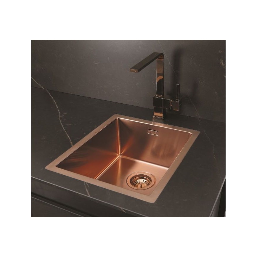 ALVEUS 1122689 - Virtuvės kriauklė QUADRIX 45x45 cm monarch varis