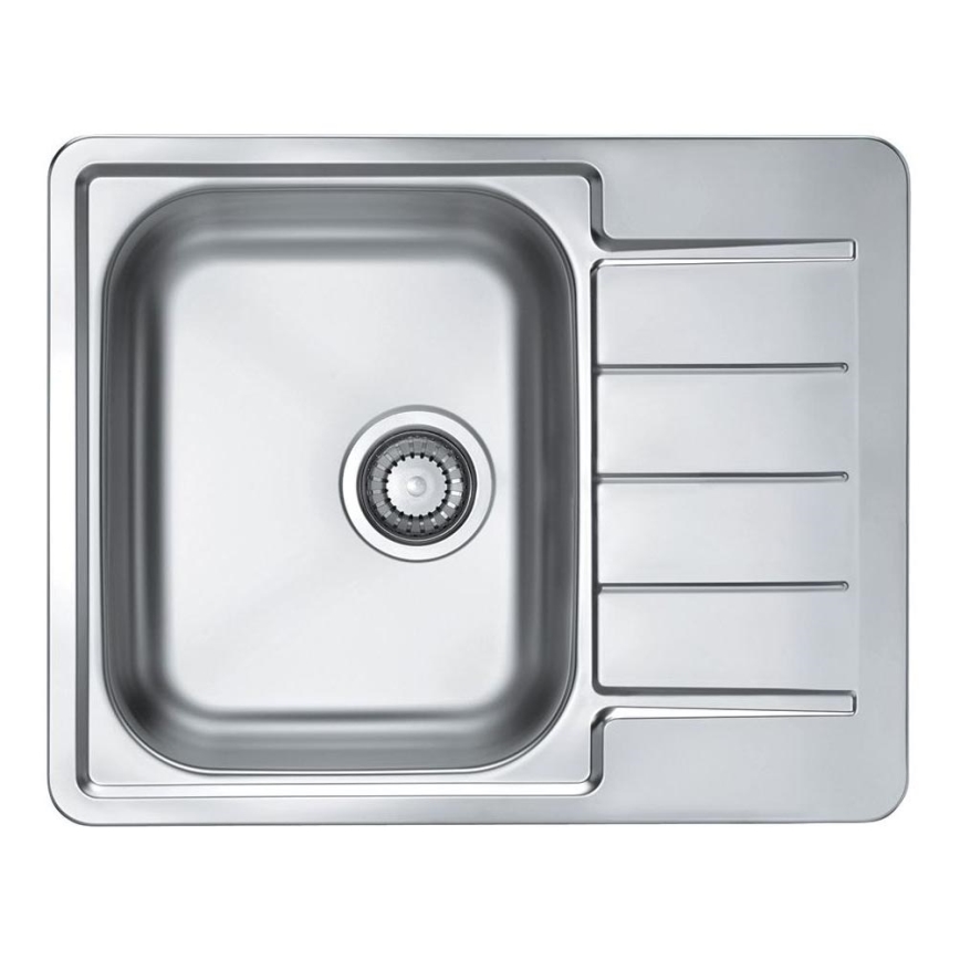 ALVEUS 1125356 - Virtuvės kriauklė LINE 61,5x50 cm matinė plienas/satinas