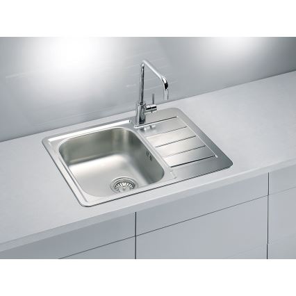 ALVEUS 1125356 - Virtuvės kriauklė LINE 61,5x50 cm matinė plienas/satinas