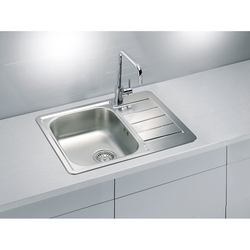 ALVEUS 1125356 - Virtuvės kriauklė LINE 61,5x50 cm matinė plienas/satinas