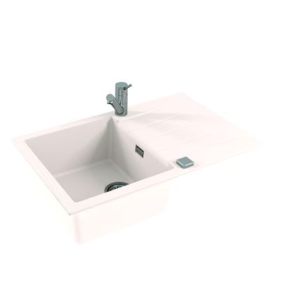 ALVEUS 1132022 - Virtuvės kriauklė CADIT 79x50 cm granito/balta