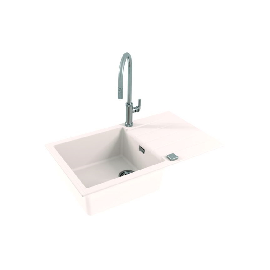ALVEUS 1132027 - Virtuvės kriauklė CADIT 86x50 cm granito/balta